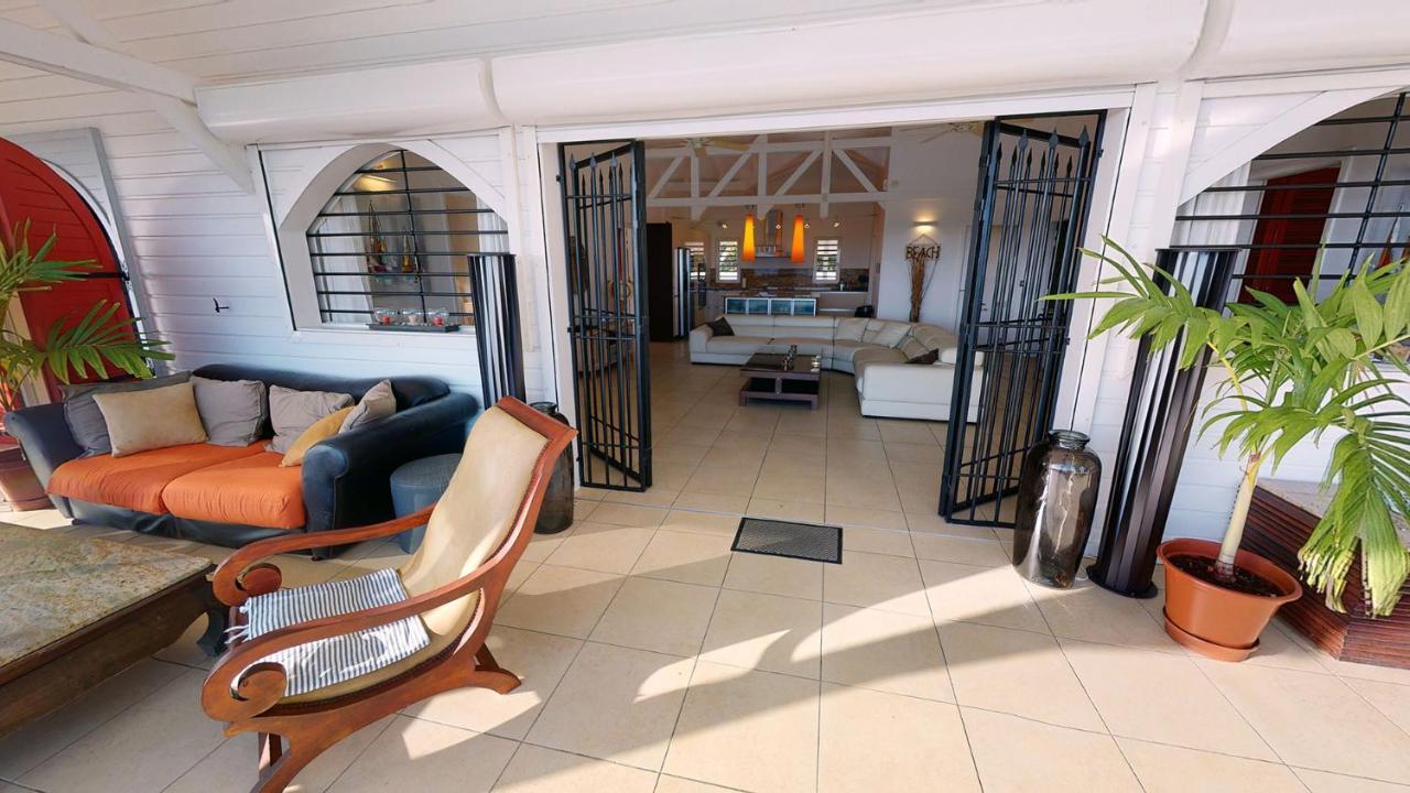 Villa Deluxe L'Hacienda Villa Vue Mer 180 Piscine Jacuzzi Proche Plage Marina Golf Pointe Des Chateaux Et Casino Jardin Clos Voyage Durable Saint-Francois  Exteriér fotografie